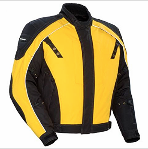 TOUR MASTER PIVOT SERIES 2 JACKET - LARGE - YELLOW TOURMASTER BIKE MOTORCYCLE