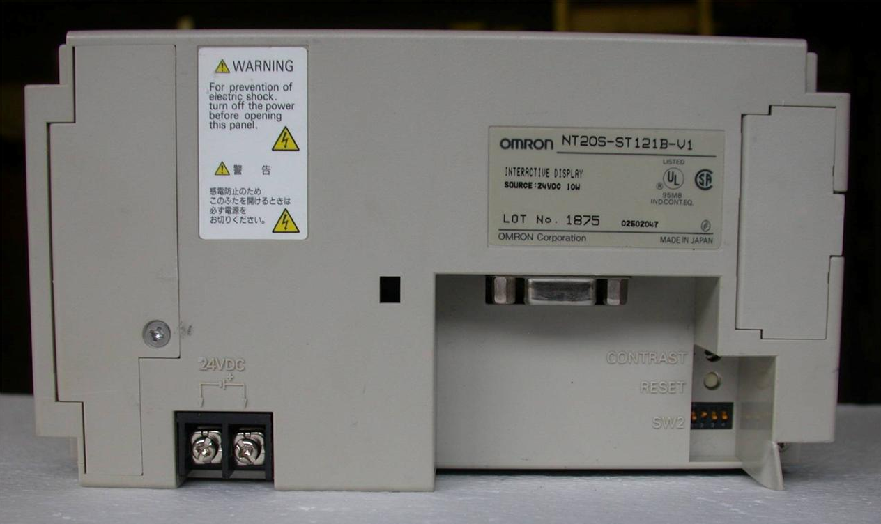 OMRON NT20S-ST I21B-V1 Programmable Terminal INTERACTIVE DISPLAY JAPAN MODULE