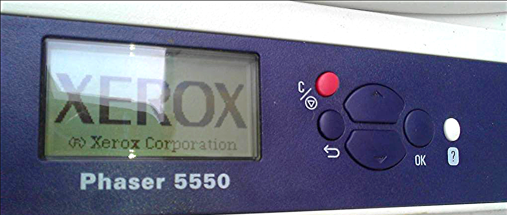 XEROX PHASER 5550 WORKGROUP LASER PRINTER & FREE COMMERCIAL USA SHIPPING