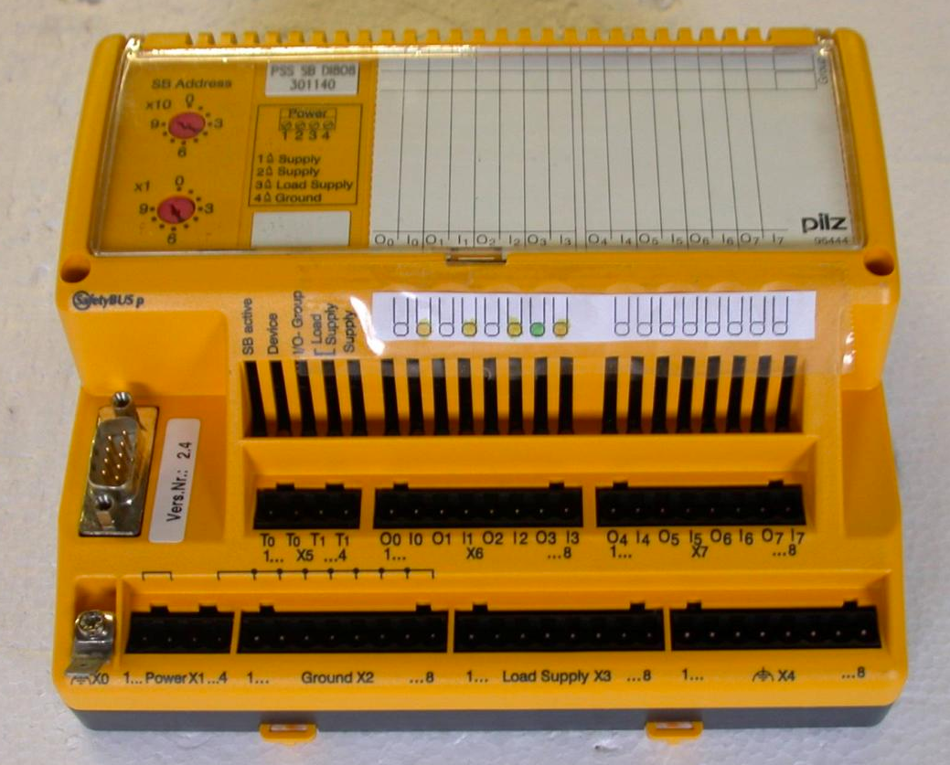 PILZ PSS SB DI808 SAFETY BUS MODULE REMOTE 8INPUT 8OUTPUT DI 808 FREE SHIPPING