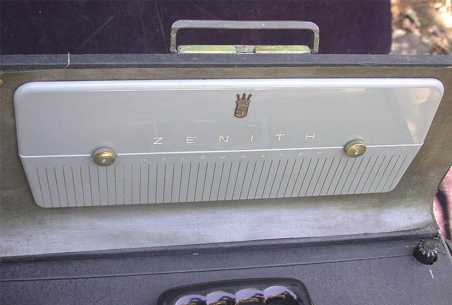 1951 ZENITH H500 TRANS OCEANIC WAVEMAGNETIC VACUUM TUBE AM BROADCAST SW RADIO
