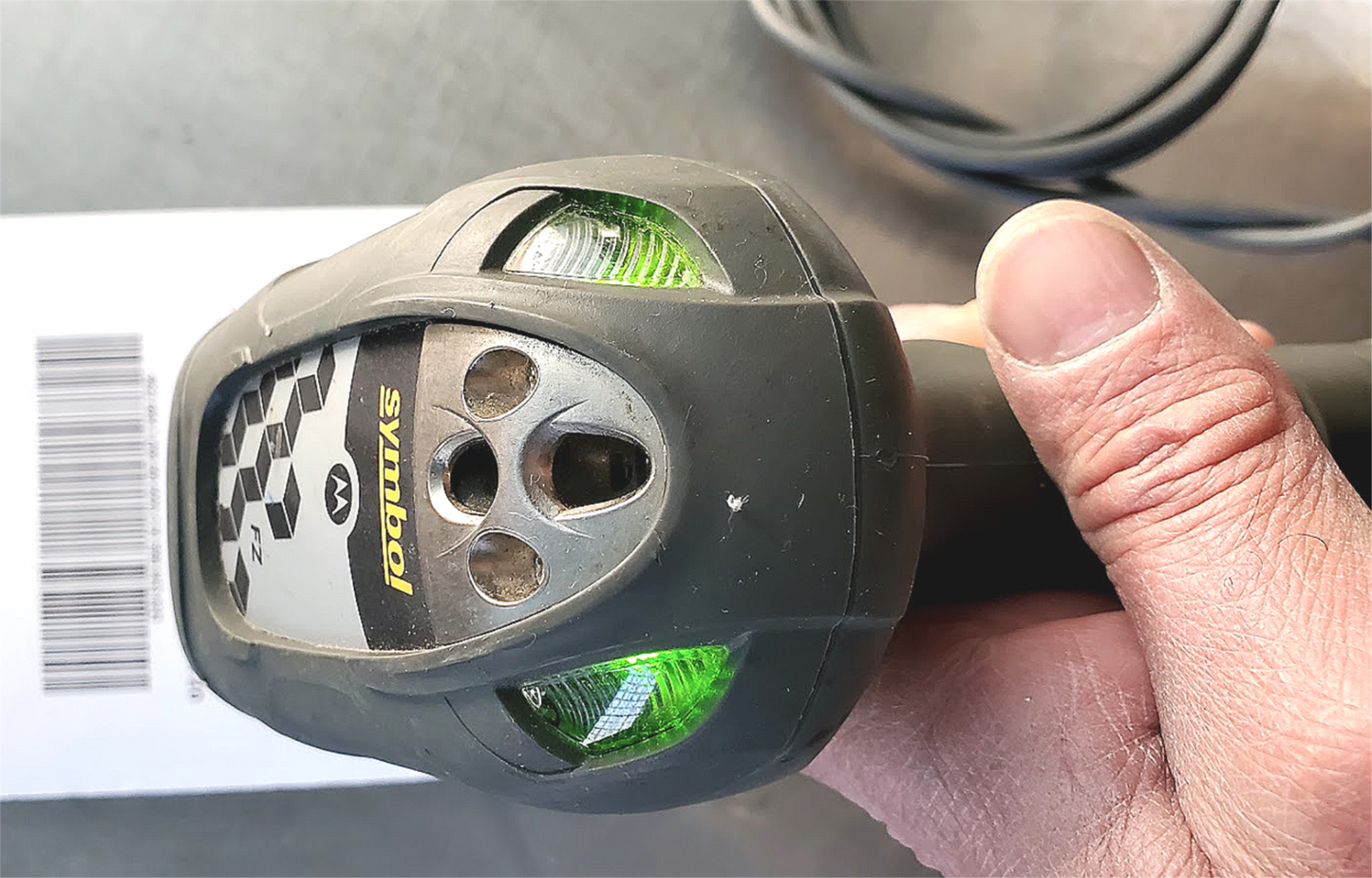 ZEBRA MOTOROLA SYMBOL LS3408FZ20005R HANDHELD BARCODE SCANNER WATCHVIDEOFREESHIP