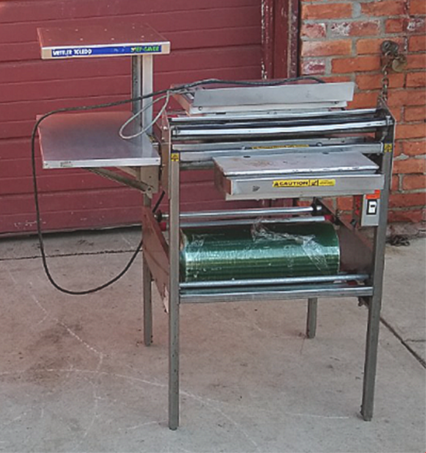 METTLER TOLEDO 0662 COMMERCIAL SHRINKWRAP STATION HEAT SEALER & BALANCE FREESHIP