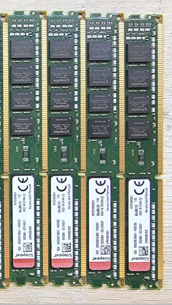 KINGSTON KCP316NS8/4 1.5 V 4GB RAM 1600MHz DDR3 SDRAM Single RAM MODULE FREESHIP