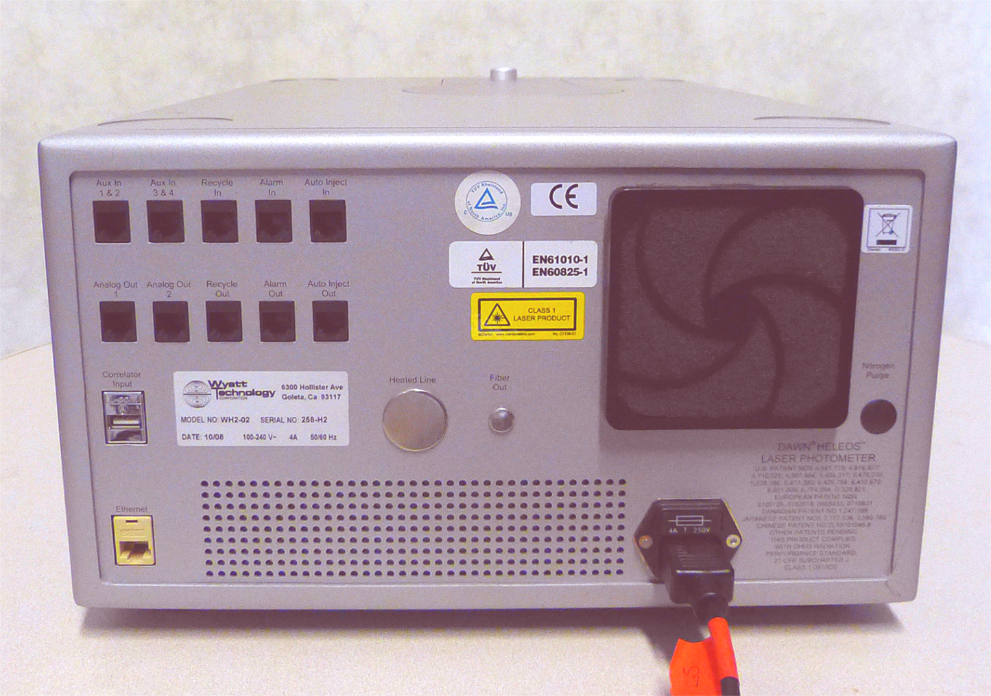 WYATT TECHNOLOGIES DAWN HELEOS II MALS LIGHT SCATTERING DETECTOR FREE SHIP