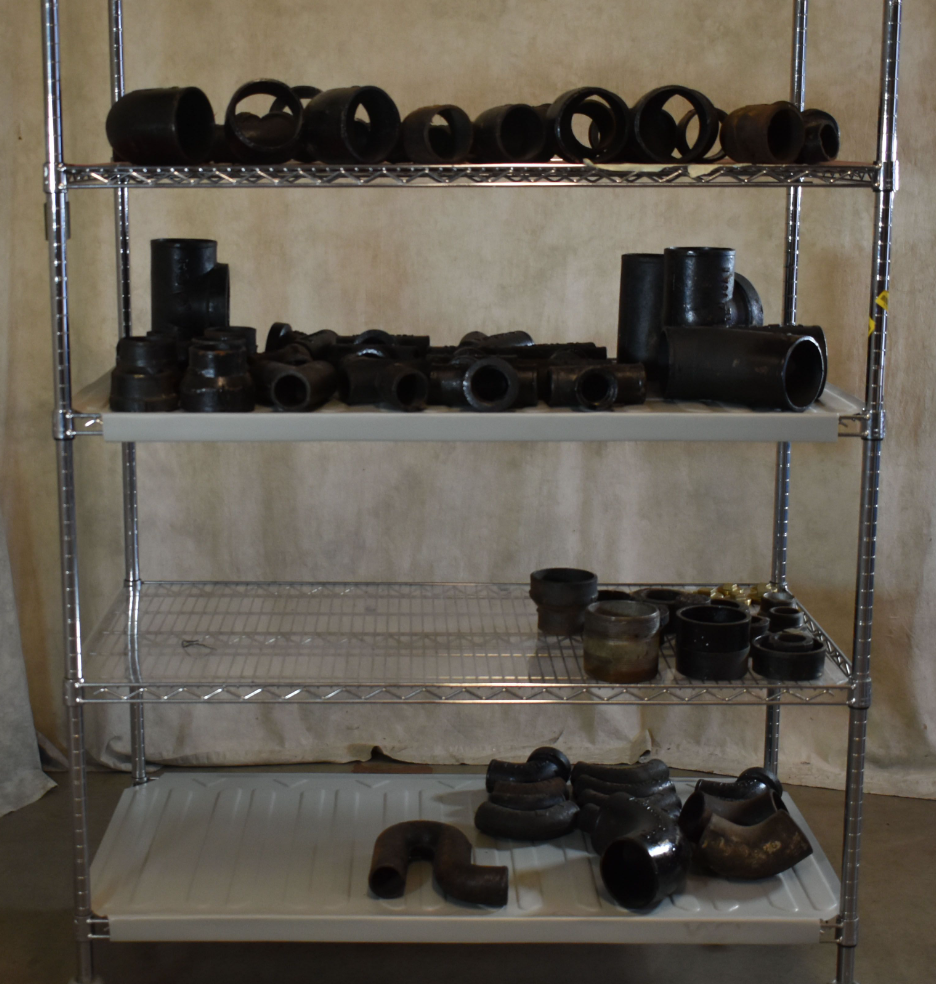 BRAND NEW 100%WARRANTY 33 CAST IRON FITTINGS ELBOWS TUBE FREESHIP