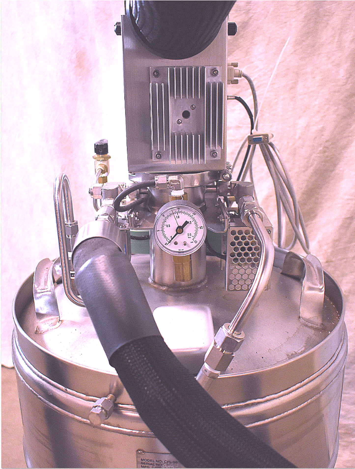 -180°C TA INSTRUMENTS LNCS CONTROLLER CRYOFAB CFL50 50L NITROGEN PRESSURE VESSEL