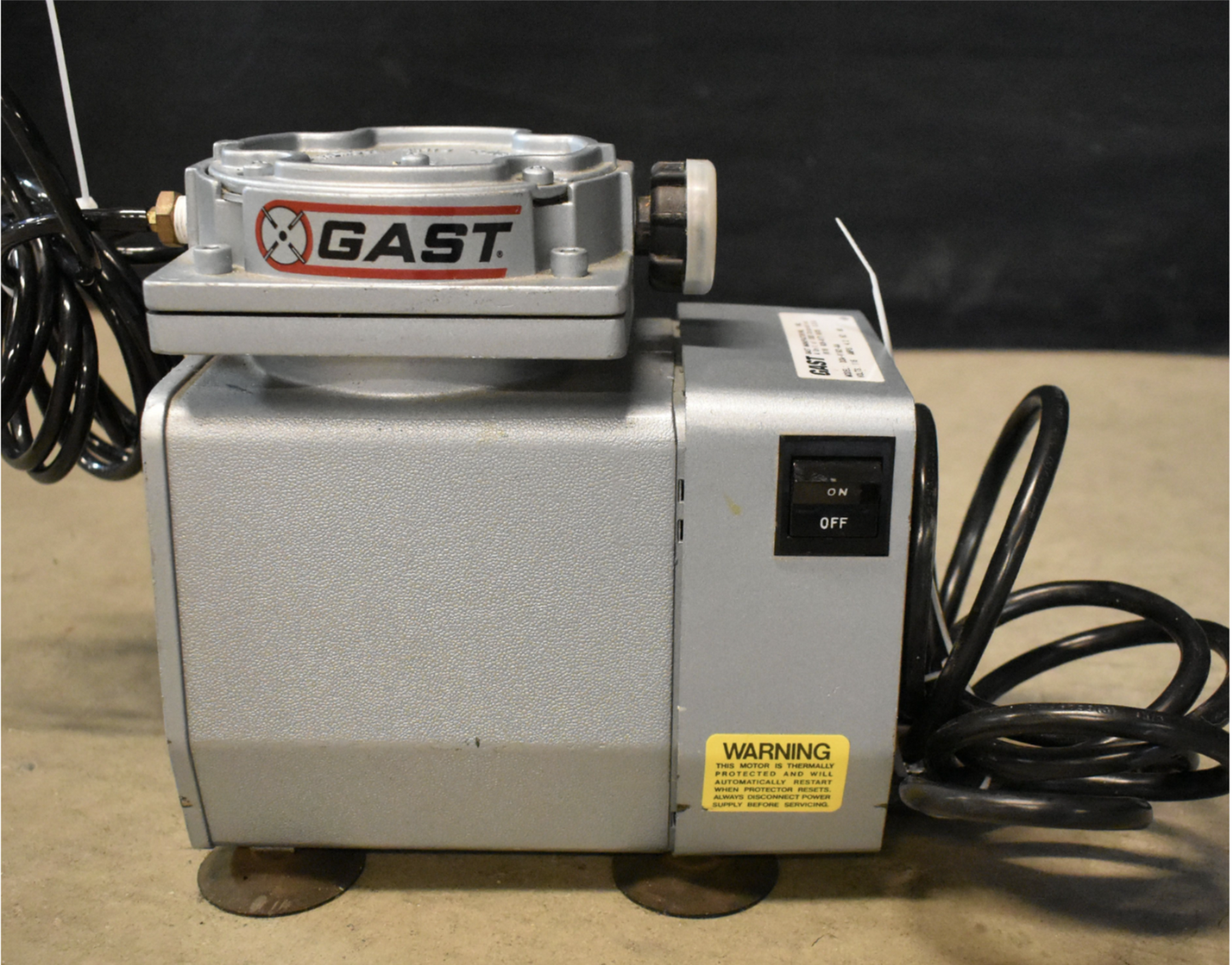 100% GAST DOA-V192-AA VACUUM PUMP 90-DAY-WARRANTY WATCH VIDEO