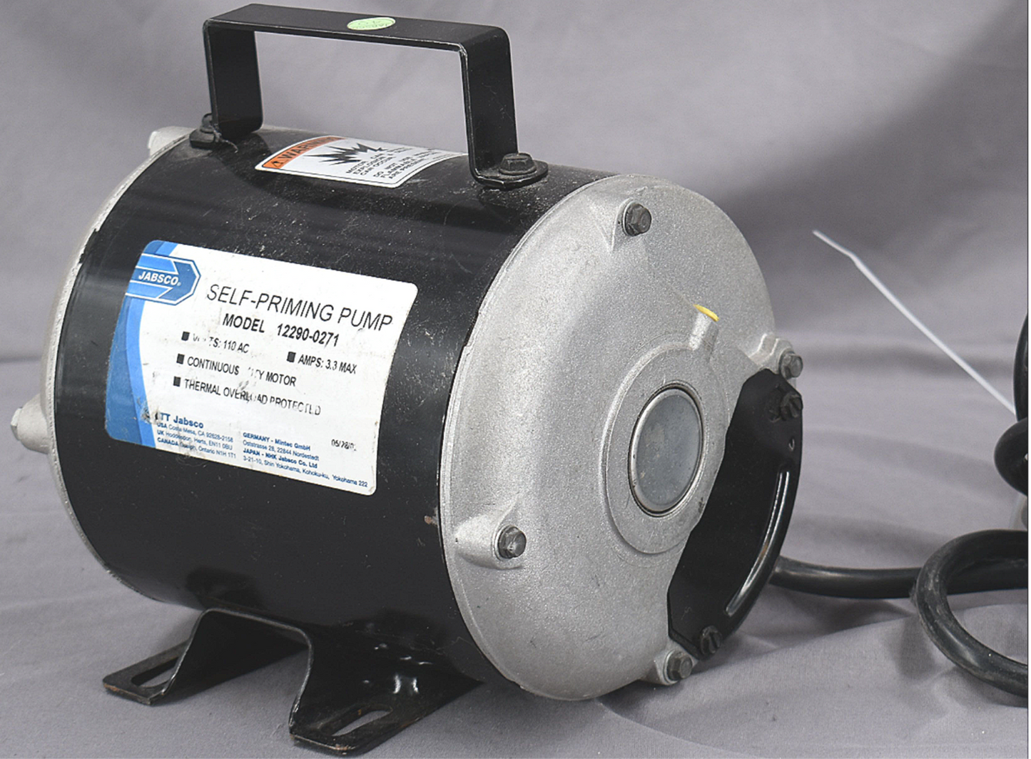 *100% WARRANTY* JABSCO 12290-0271 DIAPHAGRM PUMP 5.9 gpm WATCH VIDEO FREE SHIP