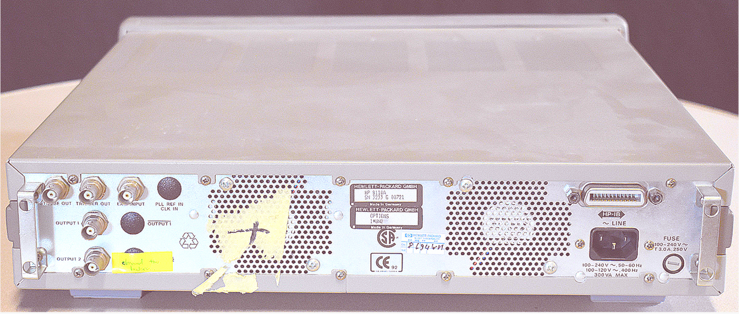 100% TESTED HEWLETT PACKARD 8110A PULSE GENERATOR 90-DAY-WARRANTY FREE SHIP
