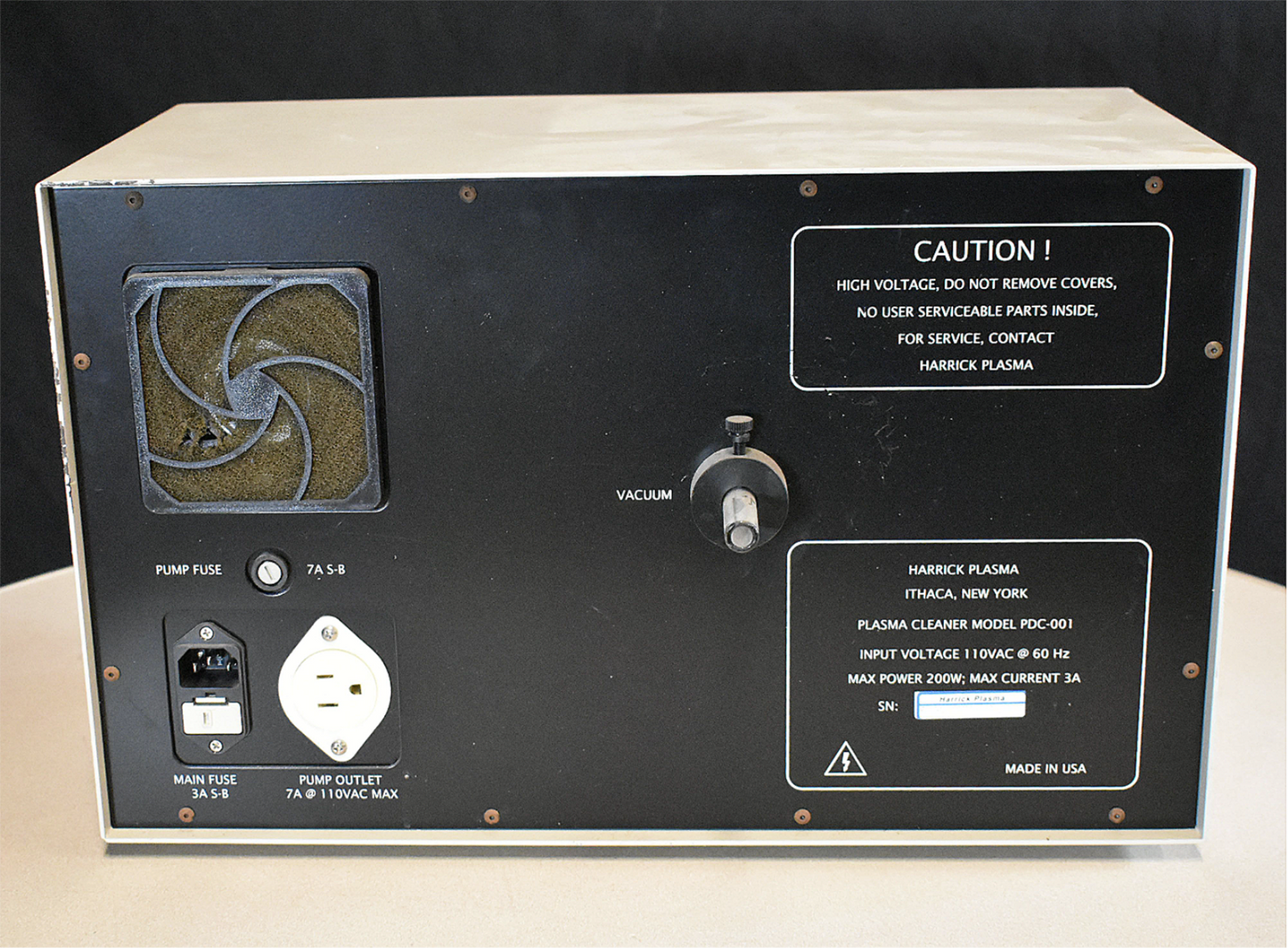 100% 90-DAY-WARRANTY HARRICK PDC-001 PLASMA CLEANER 115V VACUUM PUMP FREE SHIP