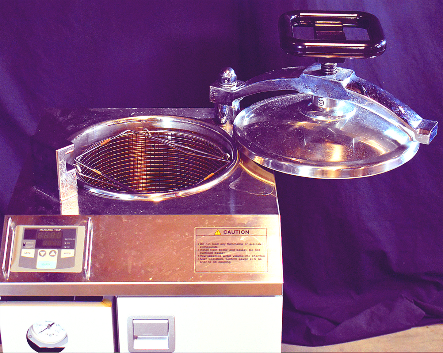 WARRANTY YAMATO SM510 51Lite 128deg°C STERILIZER AUTOCLAVE w/2BASKET WATCH VIDEO