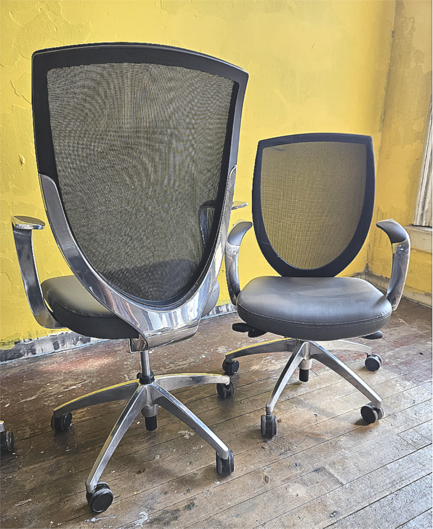 4 KIMBALL CONTEMPORARY MODERN WISH ERGONOMIC TASK TM SWIVEL OFFICE ARMCHAIRS