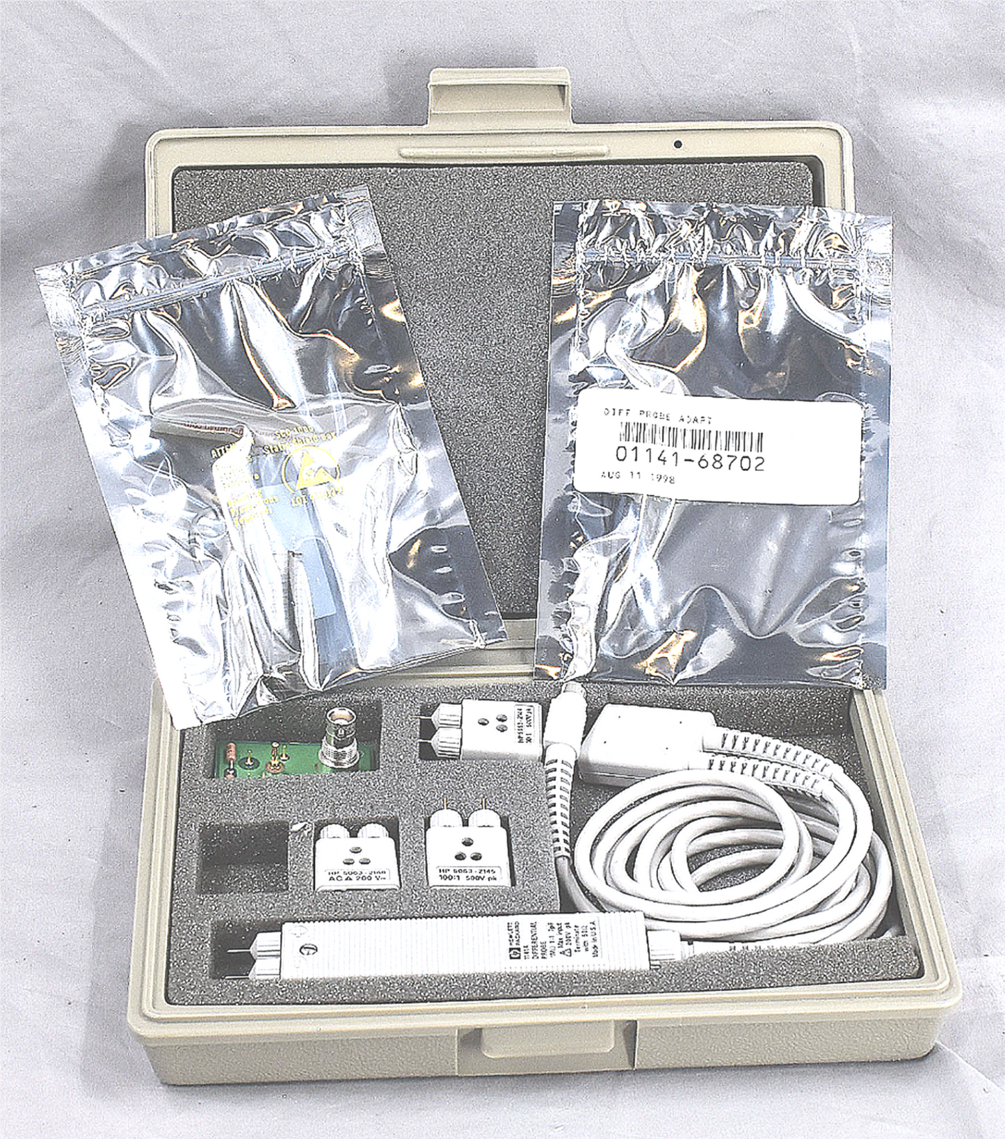 100%WARRANTY AGILENT HP KEYSIGHT 1141A DIFFERENTIAL PROBE & 1142A POWER SUPPLY