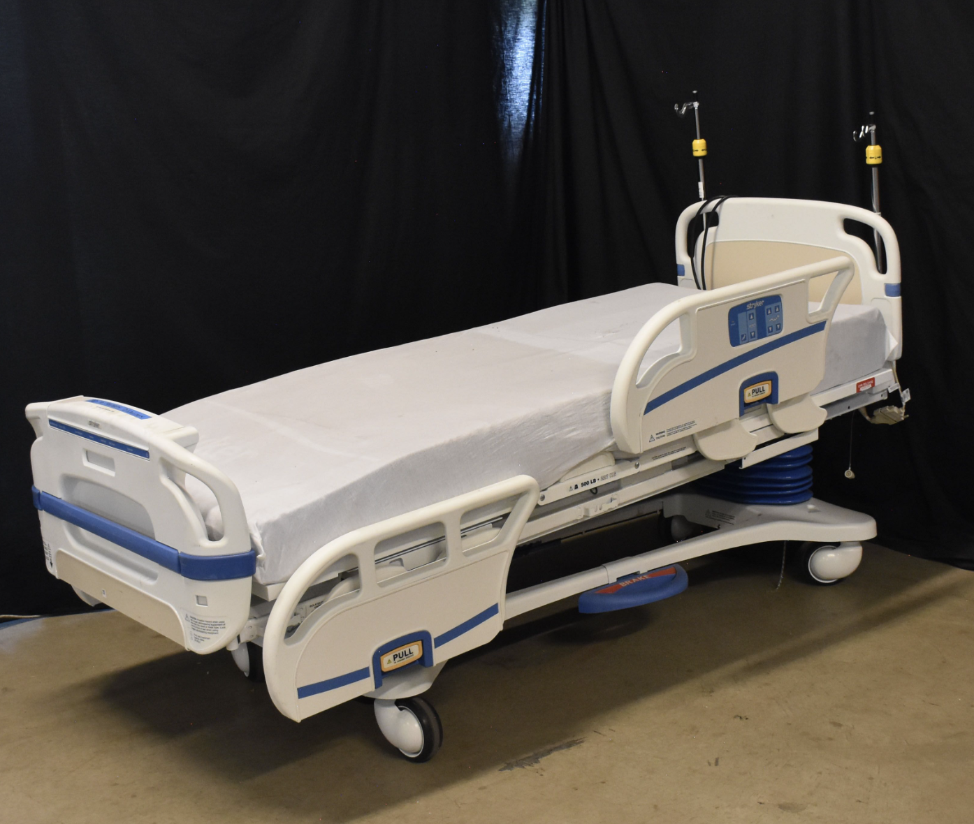 WARRANTY STRYKER S3® MEDICAL SURGICAL POWER BED GURNEY ADJUSTABLE with MATTRESS