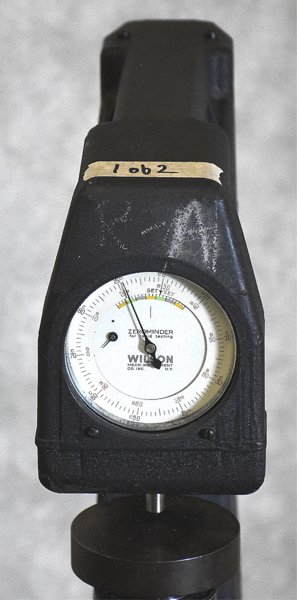 WILSON ROCKWELL 4JR ROCKWELL HARDNESS TESTER with SET OF FIVE WEIGHTS