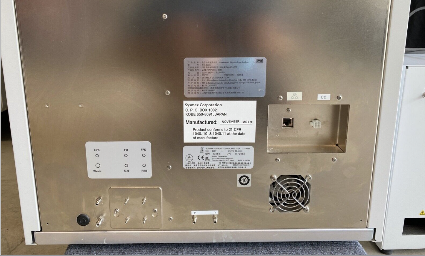 Sysmex XT-4000i Automated Hematology Analyzer XT Series 90DAYWARRANTY FREE SHIP