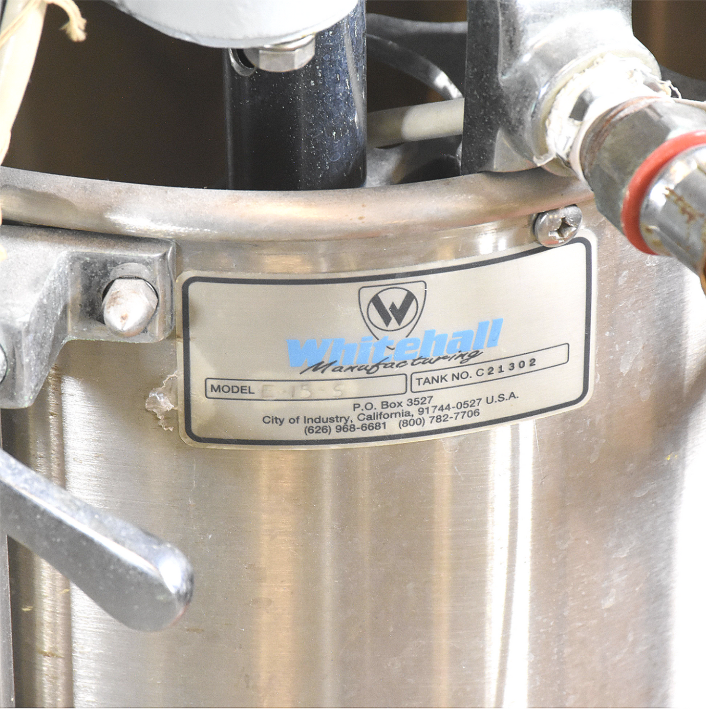 WHITEHALL E-15-S HYDROTHERAPY WHIRLPOOL 15 GALLON TUB METAL & MANUAL FREE SHIP