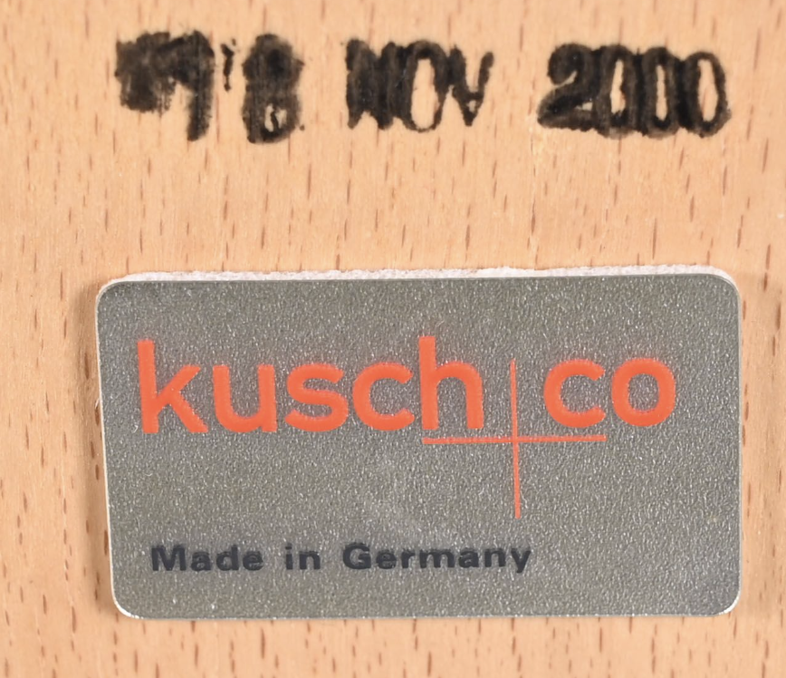 LOT of 8 KUSCH+CO 2000s RETRO LOOK HOT MOULDED PLYWOOD STACKING CHAIRS FREE SHIP