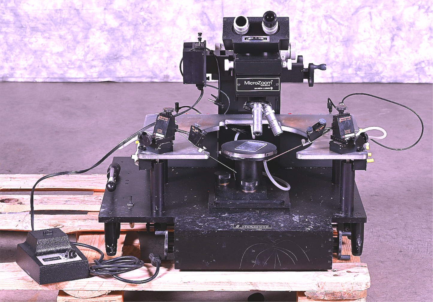 SIGNATONE S-1150A PROBE STATION BAUSCH LOMB & EXTRAS for Parts/Repair FREE SHIP