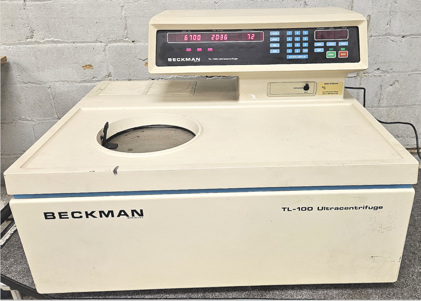 WARRANTY REFURBISHED BECKMAN BENCHTOP TL100 ULTRACENTRIFUGE ROTOR WATCHVIDEO