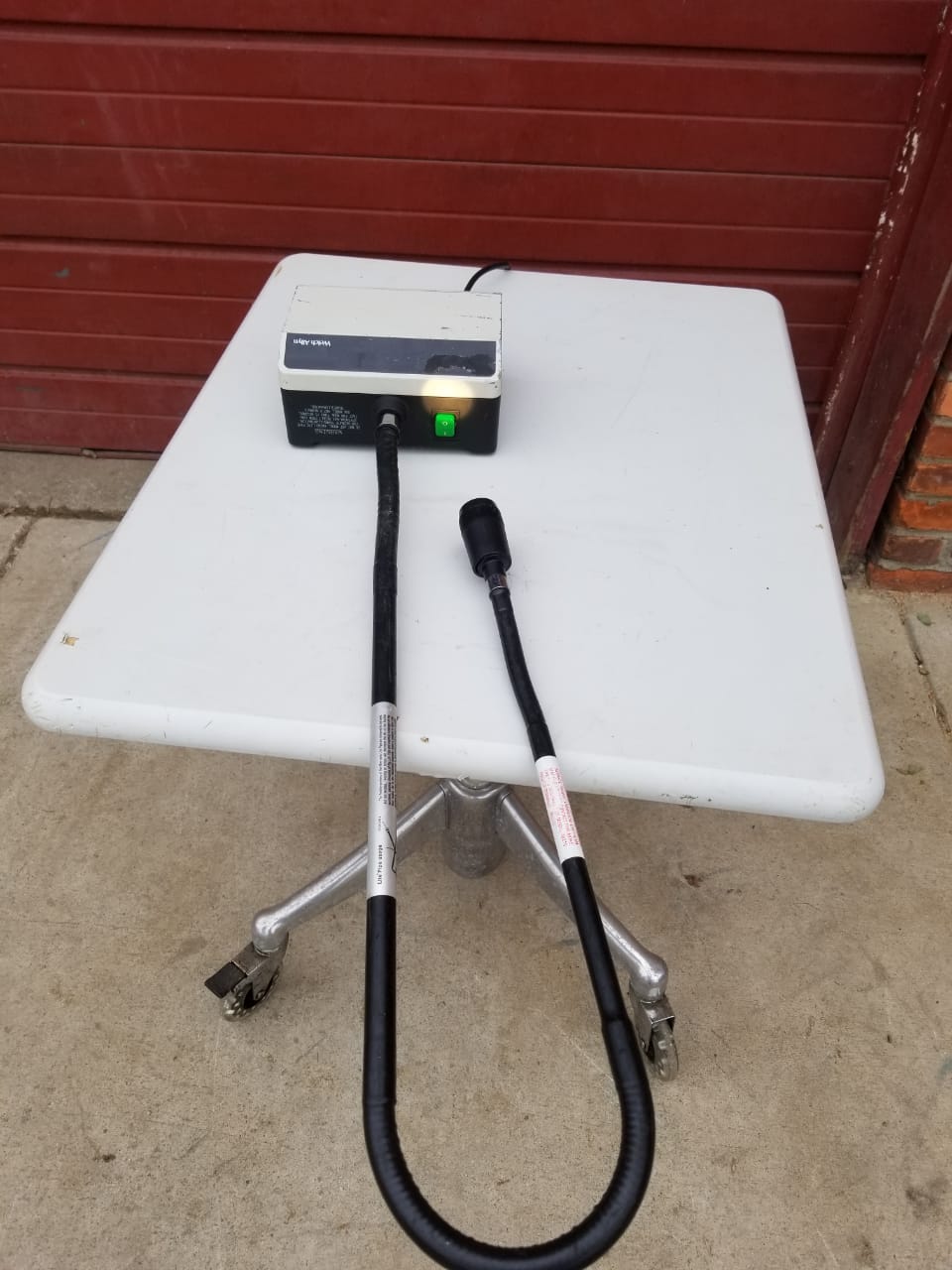 WELCH ALLYN 48830 EXAM LITE BOX TUBE 48200 LIGHT PIPE FIBER OPTIC FREE SHIPPING