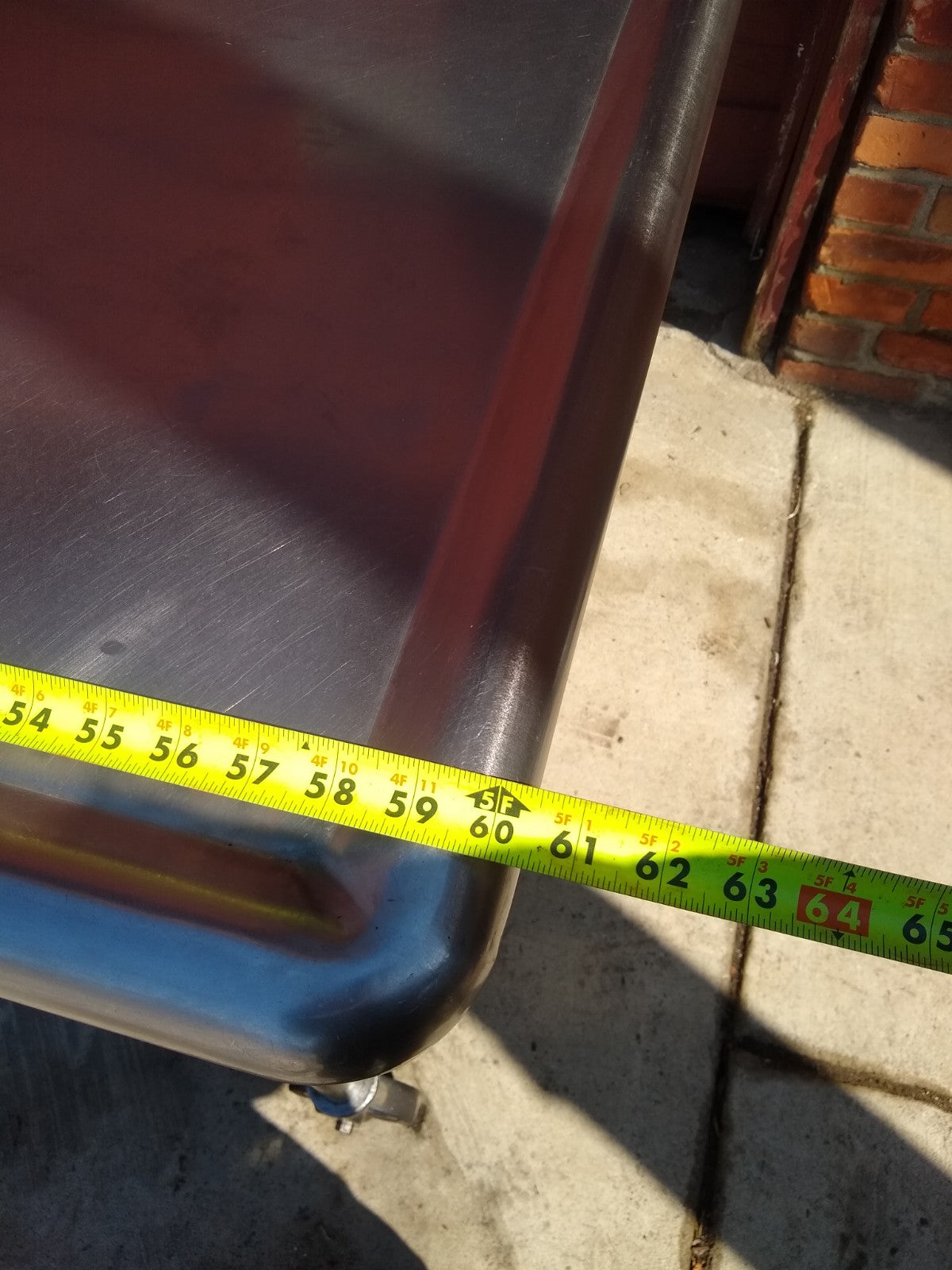 MADEINUSA VINTAGE 1959 HEAVY GAUGE STAINLESS 60x36x32 ISLAND +3DRAWERS FREE SHIP