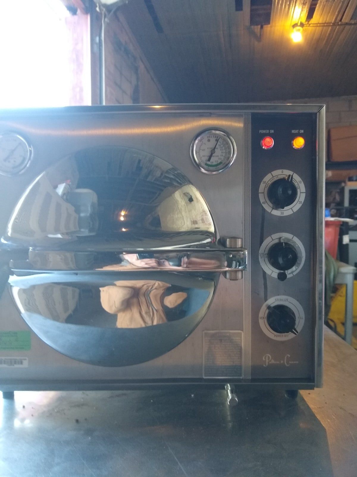 PELTON CRANE OCR STERILIZER AUTOCLAVE with TRAY & MANUAL 100% TESTED FREE SHIP