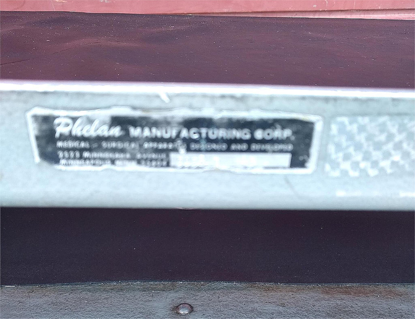 PHELAN MANUFACTURING NEUROSURGICAL INSTRUMENT SURGERY TABLE WARRANTY FREE SHIP