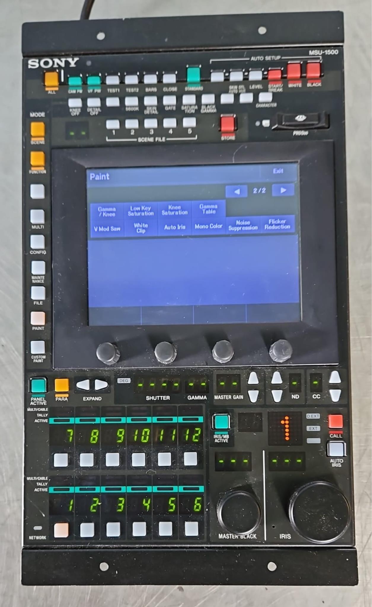 100%WARRANTY SONY MSU-1500 MASTER SETUP CONTROL VERTICALUNIT WATCHVIDEO FREESHIP