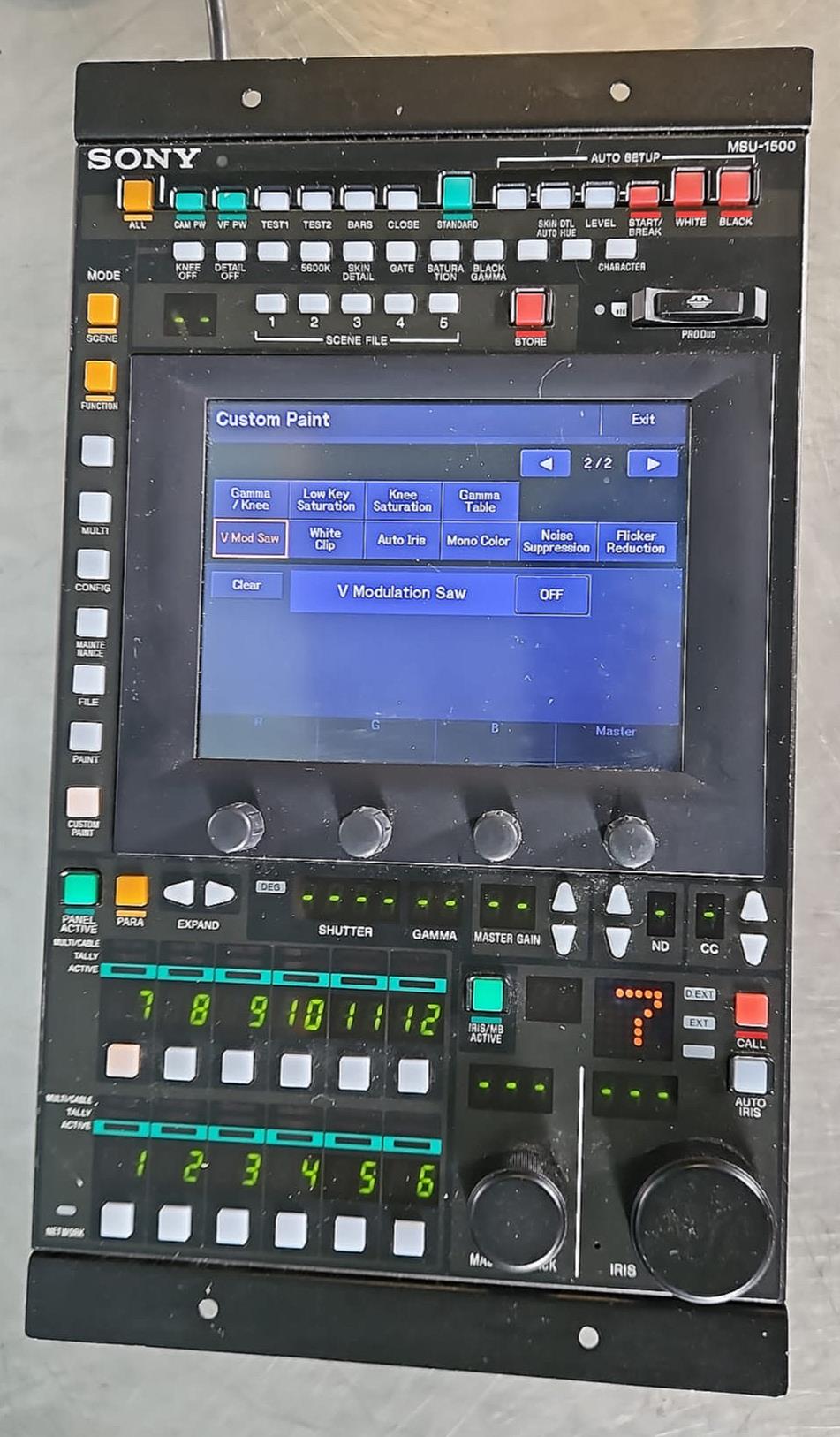 100%WARRANTY SONY MSU-1500 MASTER SETUP CONTROL VERTICALUNIT WATCHVIDEO FREESHIP