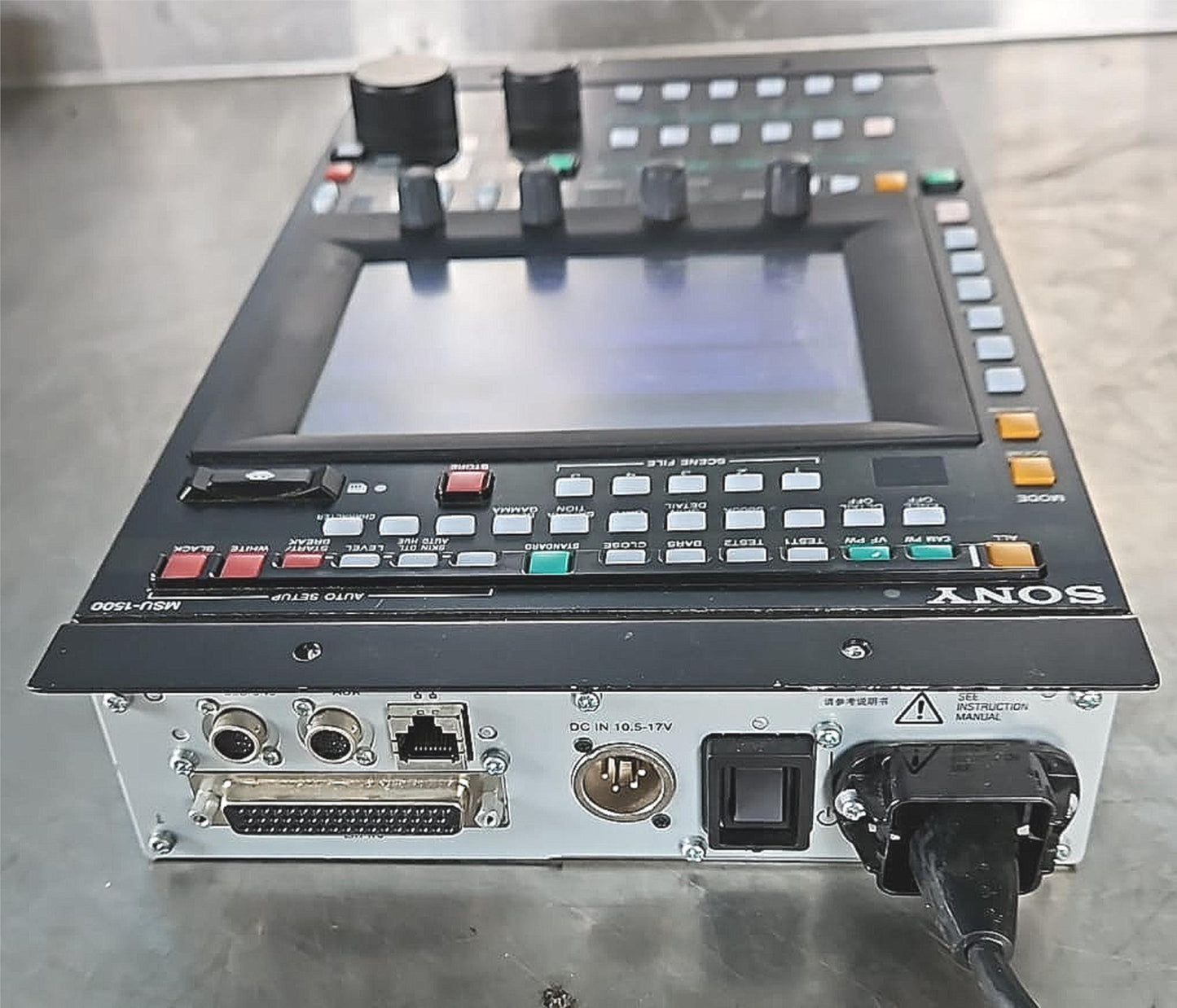 100%WARRANTY SONY MSU-1500 MASTER SETUP CONTROL VERTICALUNIT WATCHVIDEO FREESHIP