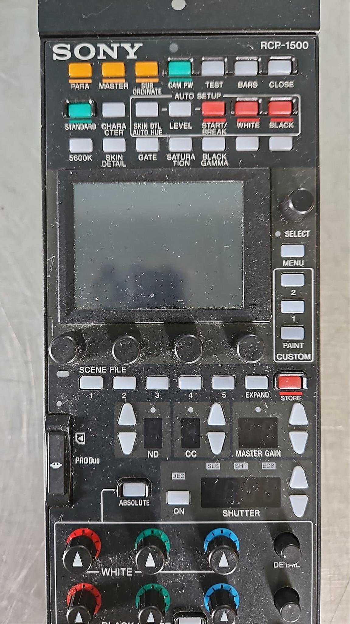 100%WARRANTY SONY RCP-1500 REMOTE CONTROL PANEL UNIT for HDC CAMERAS FREE SHIP