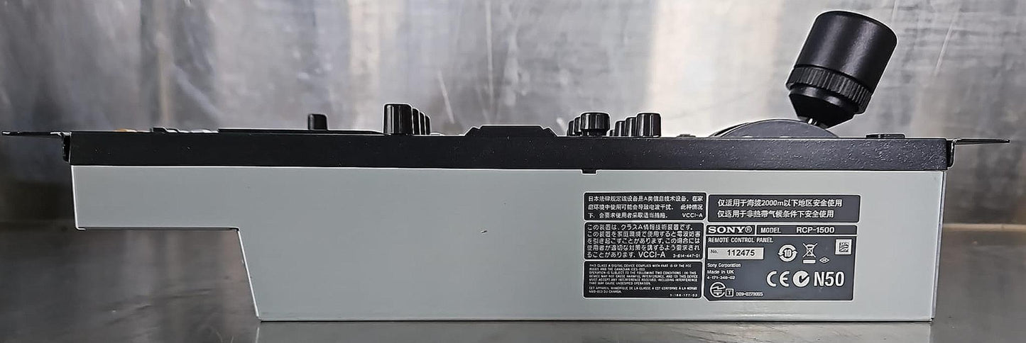 100%WARRANTY SONY RCP-1500 REMOTE CONTROL PANEL UNIT for HDC CAMERAS FREE SHIP
