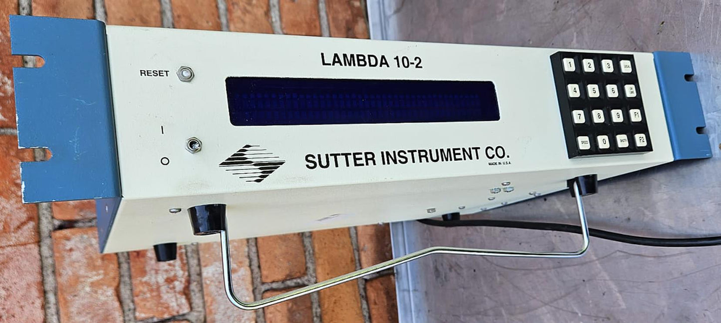 100% SUTTER LAMBDA 10-2 OPTICAL FILTER CHANGER FLUORESCENCE MICROSCOPY FREE SHIP