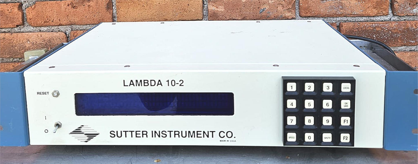 100% SUTTER LAMBDA 10-2 OPTICAL FILTER CHANGER FLUORESCENCE MICROSCOPY FREE SHIP