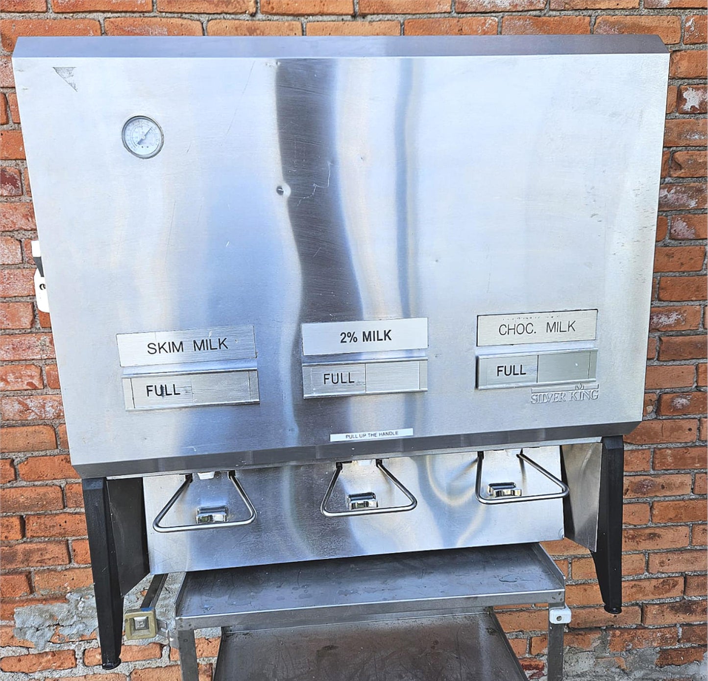 SILVER KING® SKMAJ3 REFRIGERATED COMMERCIAL MILK 3VALVE DISPENSER 90DAYWARRANTY