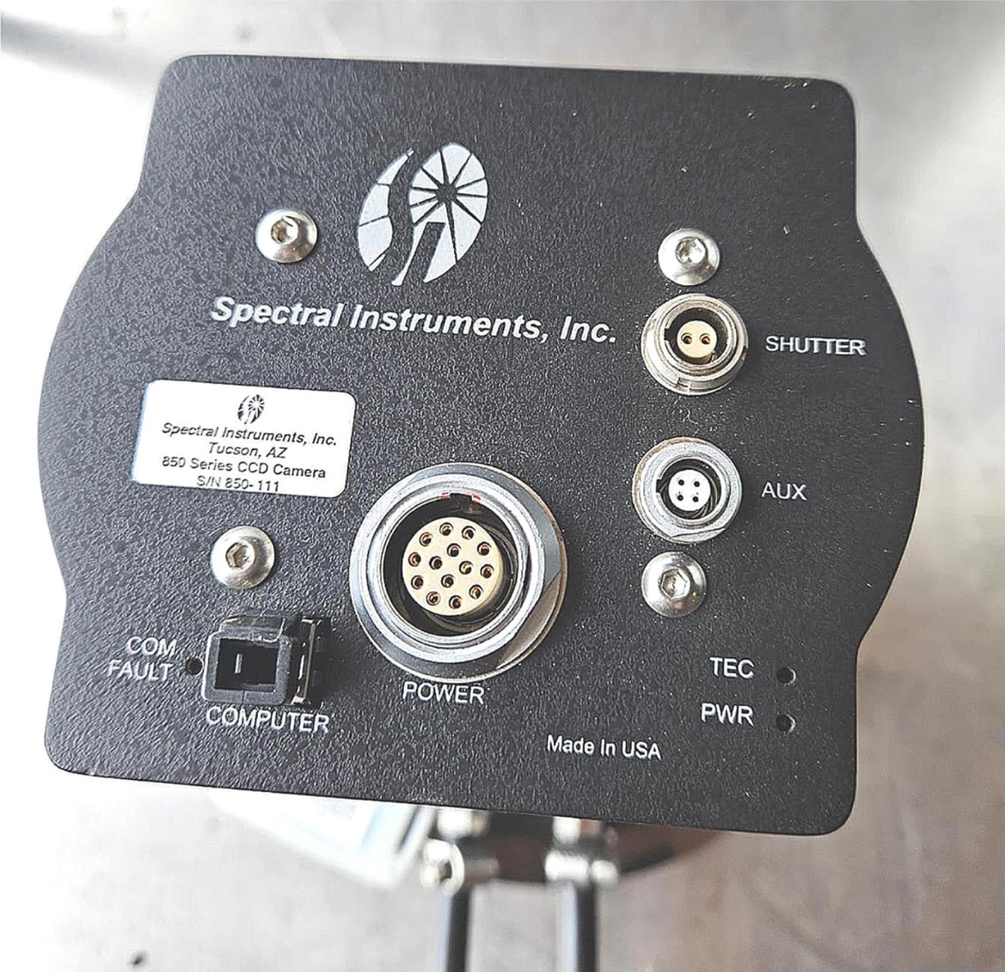 WARRANTY SPECTRAL INSTRUMENTS 850 CCD CAMERA XRAY HTS LAB ASTRONOMY FREE SHIP