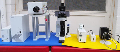 OLYMPUS BX61 WIF FLUOVIEW MICROSCOPE BX-UCB FV3-LVTWI FV300 FV5-PSU TW / U-IFFH