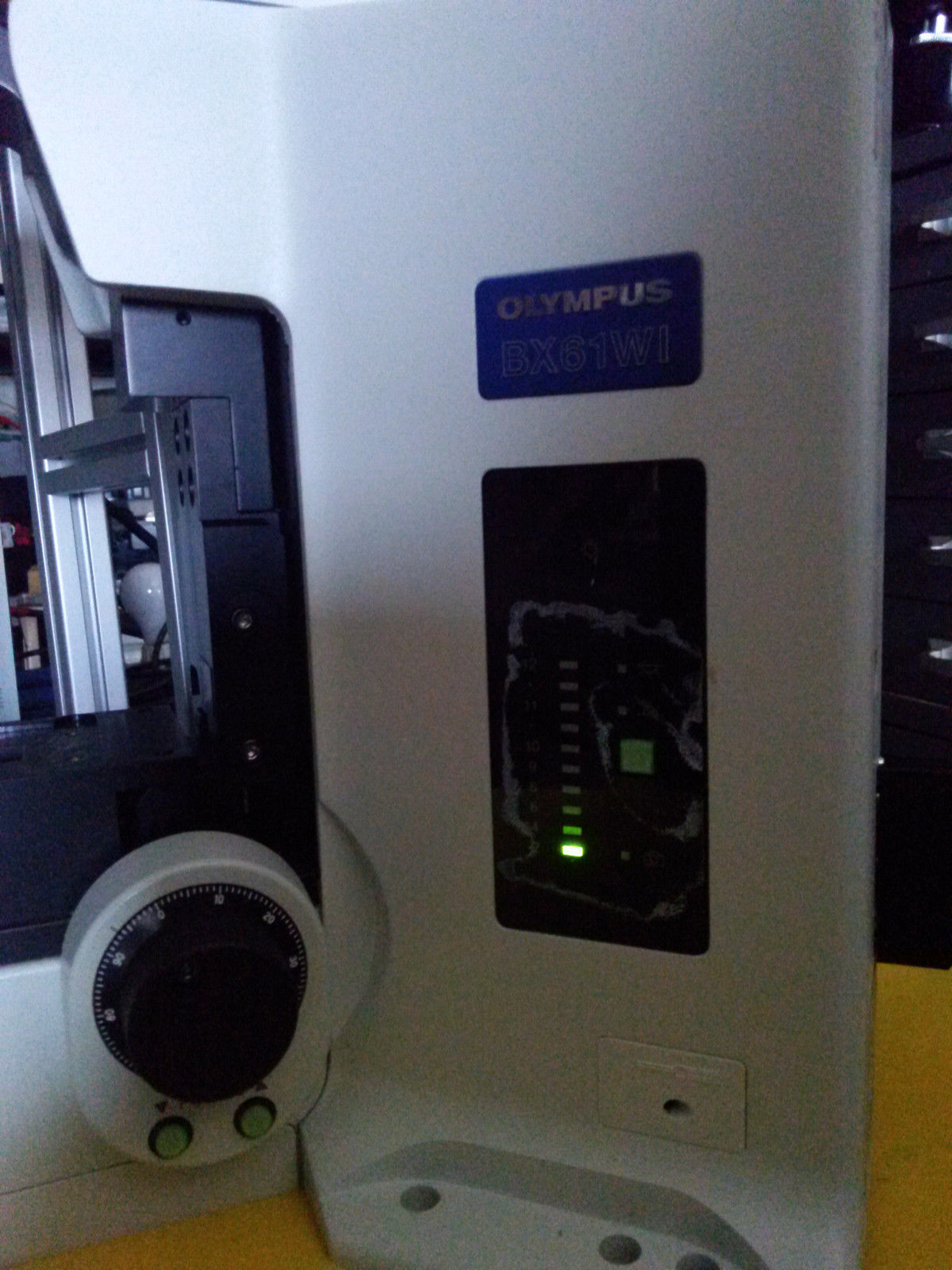 OLYMPUS BX61 WIF FLUOVIEW MICROSCOPE BX-UCB FV3-LVTWI FV300 FV5-PSU TW / U-IFFH