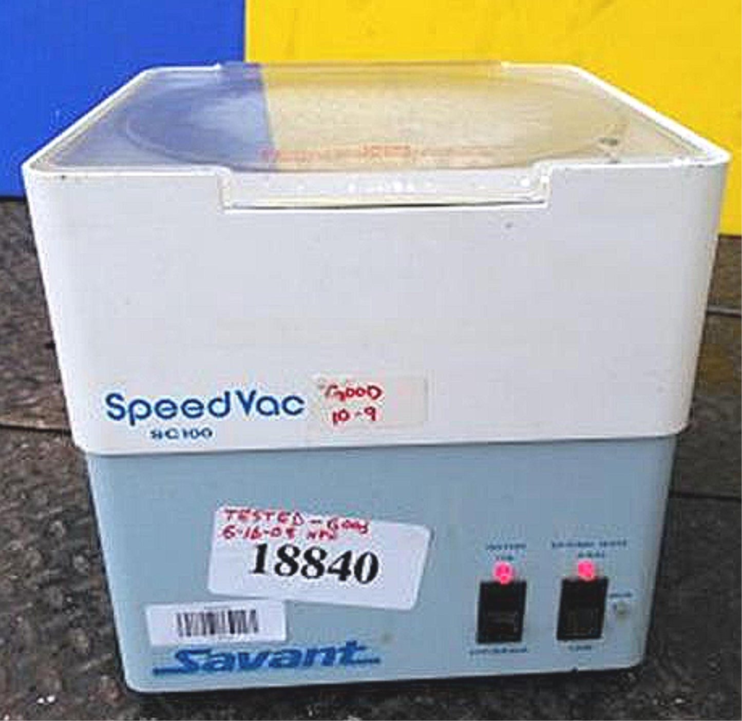 SAVANT SC100 CENTRIFUGAL VACUUM DRYER EVAPORATOR CENTRIFUGE WATCH VIDEO FREESHIP