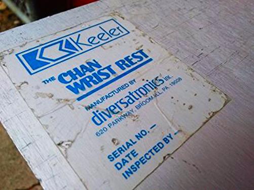 Keeler Diversatronics The Chan Ophthalmic Surgery Surgical Wrist Rest Wristrest