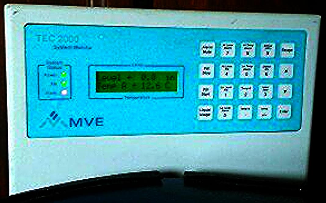 MVE XLC 230 F CRYOGENIC STORAGE TANK & TEC 2000 SYSTEM MONITOR WATCH VIDEO GREAT
