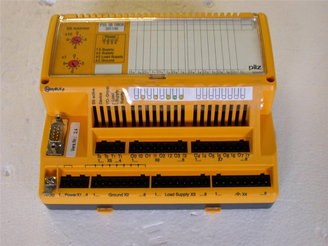 PILZ PSS SB DI808 SAFETY BUS MODULE REMOTE 8INPUT 8OUTPUT DI 808 FREE SHIPPING