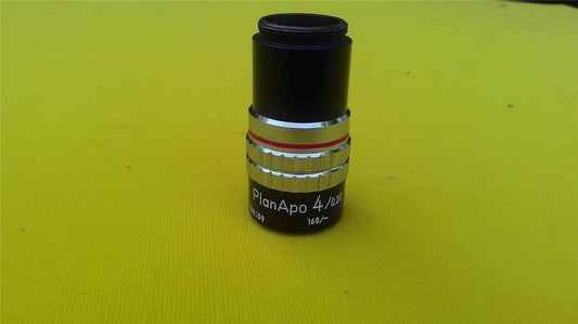 NIKON PLAN APO 4/0.20 160/- LENS OBJECTIVE Wafer UV MICROSCOPE MACRO PHOTOGRAPHY