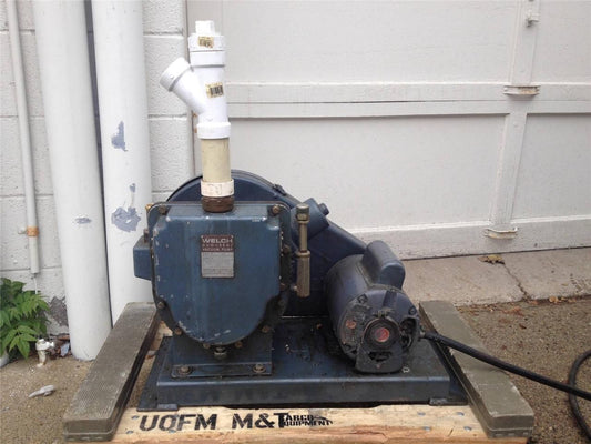 Welch 1397 DuoSeal Belt Drive Rotary Vane Mechanical Vacuum Pump