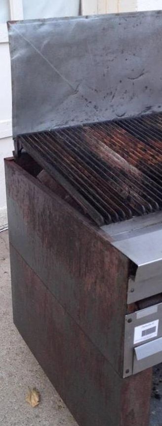 COMPLETE with BASE VULCAN 50INCH GAS CHAR BROILER 24" in Deep NG MASTER NATU GAS