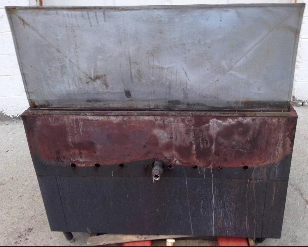 COMPLETE with BASE VULCAN 50INCH GAS CHAR BROILER 24" in Deep NG MASTER NATU GAS