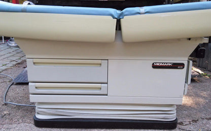 MIDMARK 405 POWER EXAM TABLE HI LO GREAT UPHOLSTERY & REMOTE CONTROL