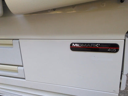 MIDMARK 405 POWER EXAM TABLE HI LO GREAT UPHOLSTERY & REMOTE CONTROL